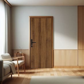Folha de Porta de Madeira 210x70cm Duraplac Marrom