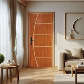 Folha de Porta de Madeira 210x80cm Duraplac Marrom