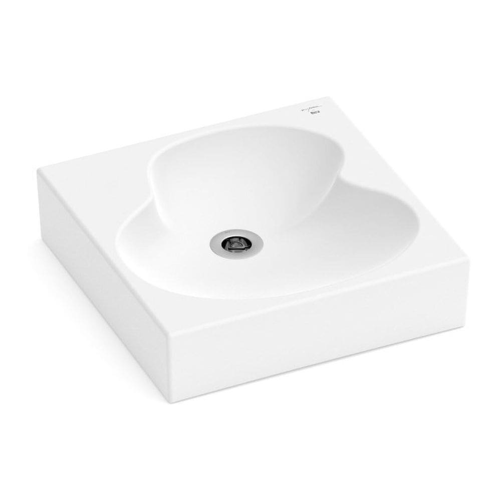 Kit 3 Cubas de Apoio 41x41cm Ruy Ohtake Roca Blanco Mate