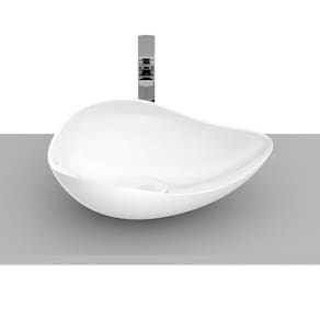 Kit 3 Cubas de Apoio Oval 54x37,5cm Ruy Ohtake Roca Branco