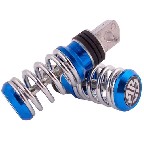 imagem-Par Pedaleira Esportiva Modelo Mola Universal Azul