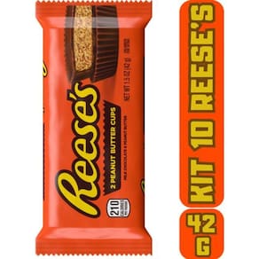 Kit 10 Reeses Butter Cups Chocolate E Pasta Amendoim 42G