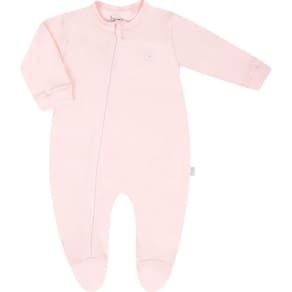 Macacão Longo Hug Com Zíper Rosa