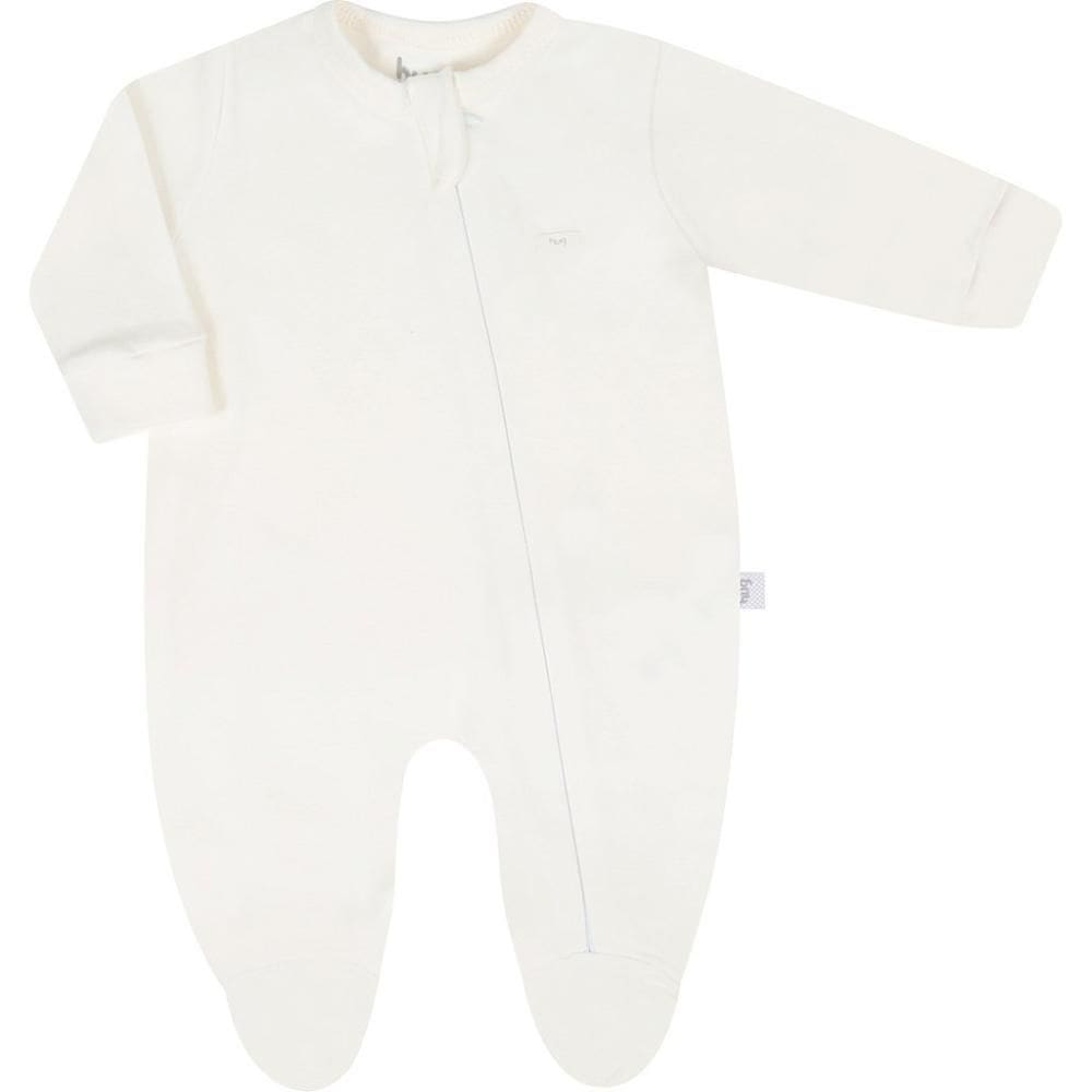 Macacão Longo Hug Com Zíper Branco