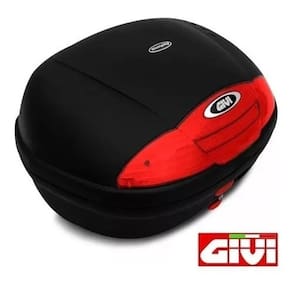 Bauleto Givi E450n 45l Monolock Simply Preto Lente Vermelha