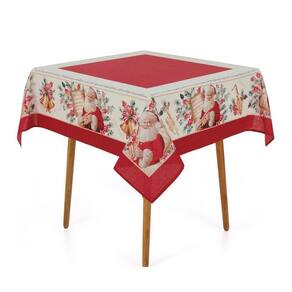Toalha De Mesa Quadrada 4 Lugares Noel Musical Karsten