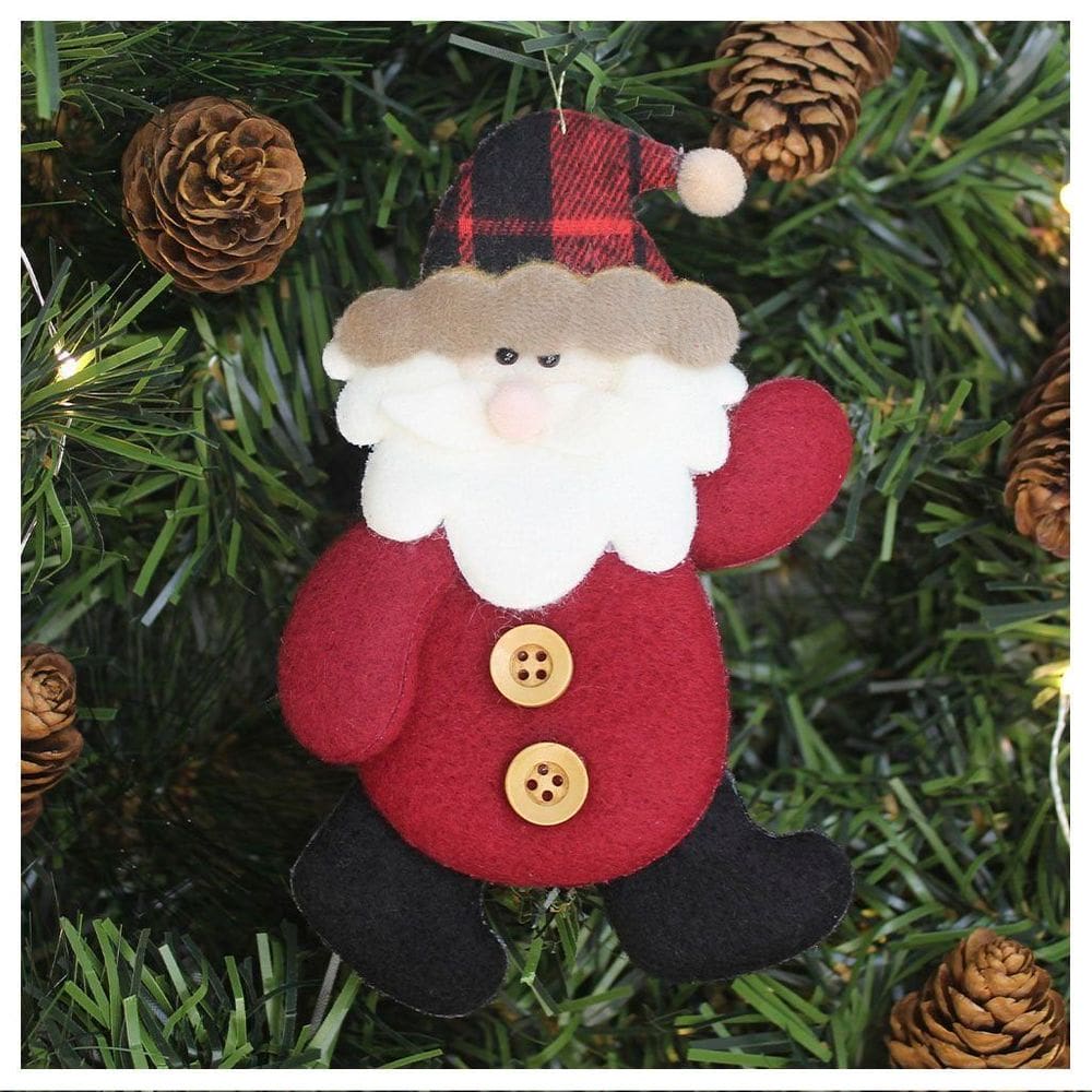 Enfeite Árvore De Natal Pendente Papai Noel 14,5cm