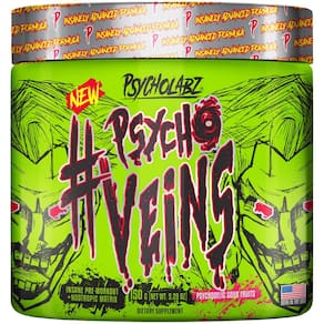 Psycho Veins Pré Treino Psycholabz 150g Sabor Frutas Ácidas