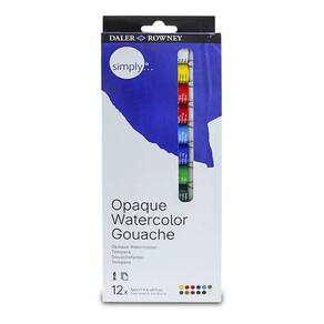 Estojo Gouache Daler Rowney Simply 12 Tubos 12ml