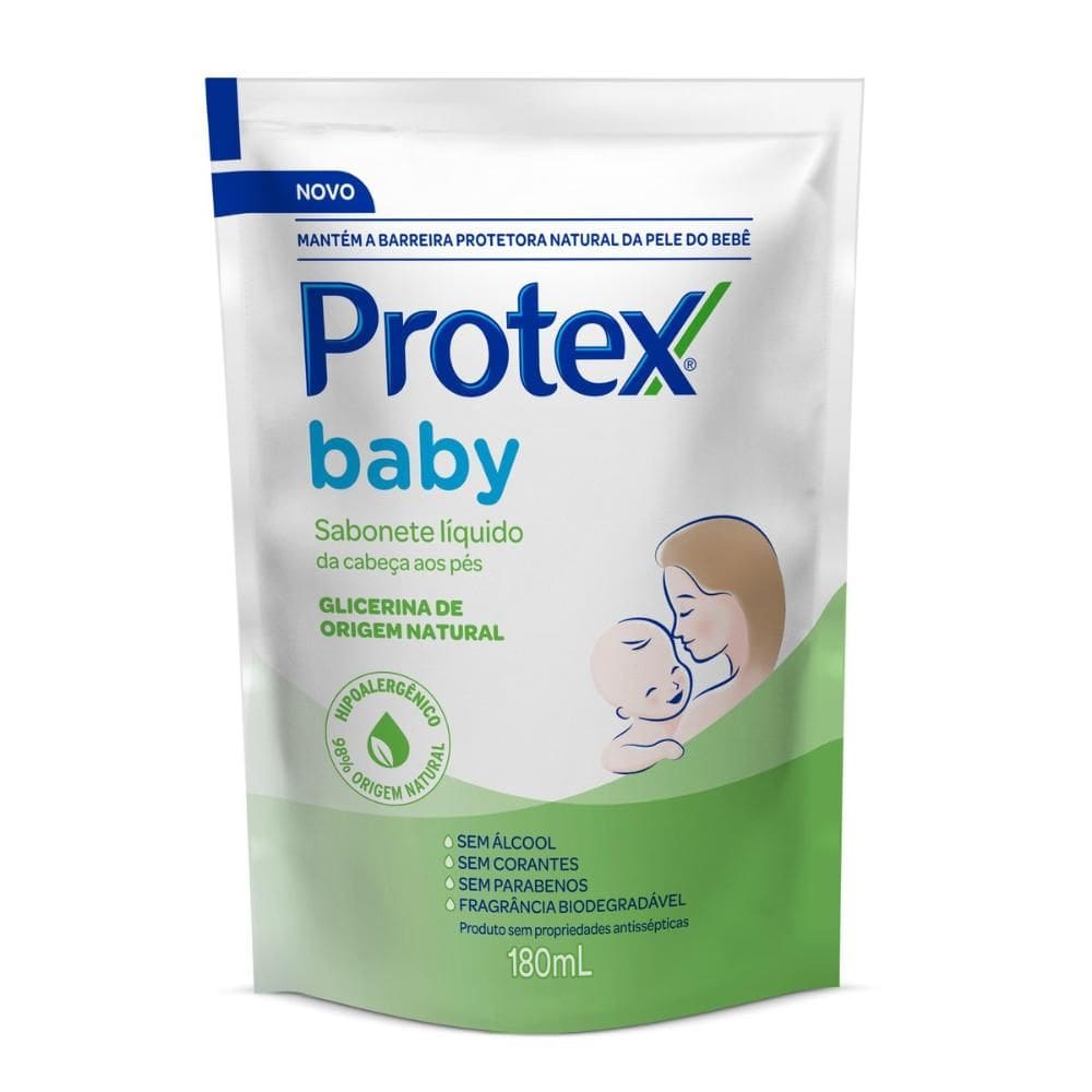 Sabonete Líquido Protex Baby Glicerina Natural 180ml