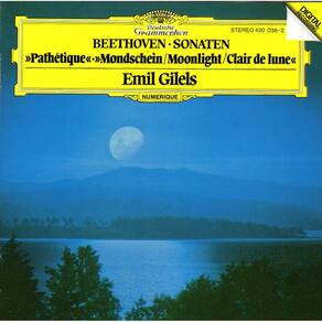 CD Beethoven – Emil Gilels – Sonaten ·Pathétique/ Importado