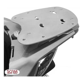 Bagageiro / Suporte Scam em Aço Prata - PCX 150 até 2014 - Honda