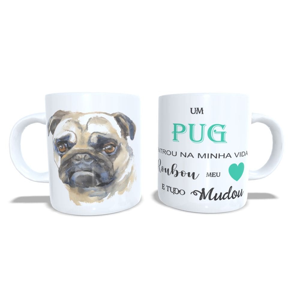 Canecas Personalizadas Cães de Raças Pug