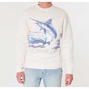 Blusa de Moletom Hollister Relaxed Fit St. Tropez France