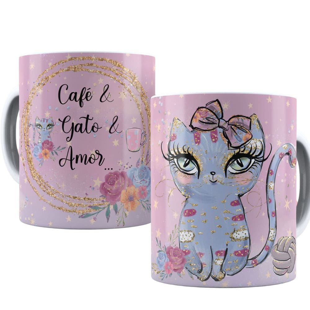 Canecas Personalizadas Café com Gato
