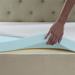 Pillow Top Viscoelástico Nasa Gel Infusion Solteiro 0,88X1,88X0,05m - Aumar