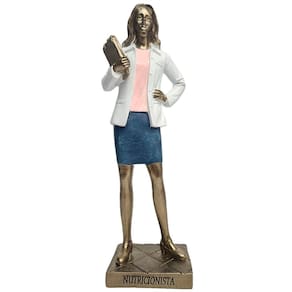 Estatueta Profissão Nutricionista Em Resina Escultura 24cm