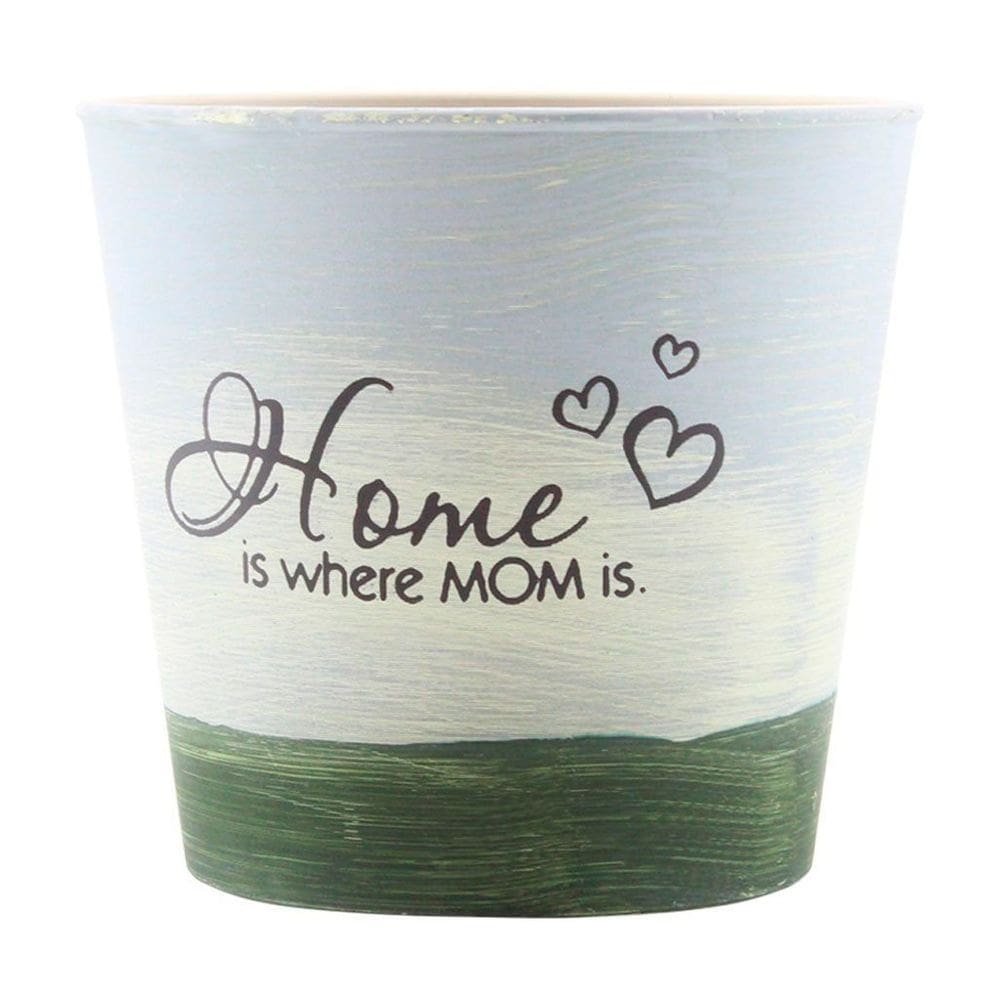 Kit 4 Mini Vasos De Planta Cachepot Estampados Decorados 12,5cm