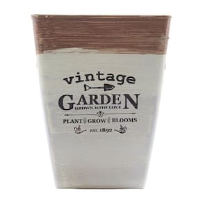 Kit 8 Mini Vasos De Planta Cachepot Estampados Decorados 16cm
