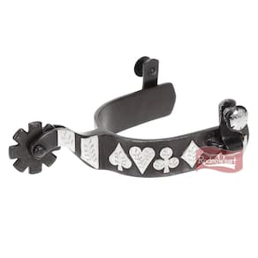 Espora Metalab 257550 Black Satin Gambler Spur Level 2