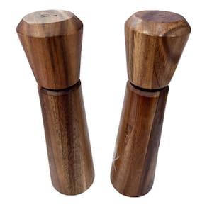 Conjunto Moedores Em Madeira Saleiro E Pimenteiro 28cm