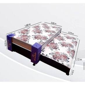 Bicama com colchão Bibox com Auxiliar D28 Resistente