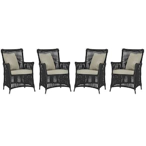 4 Poltronas Igapó Alumínio Micro Pintura Marrom Corda Náutica Estofado 7
