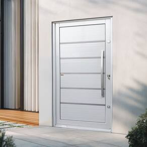 Porta Pivotante Lambril Premium com Puxador Lado Direito Elite 216x120 Branco