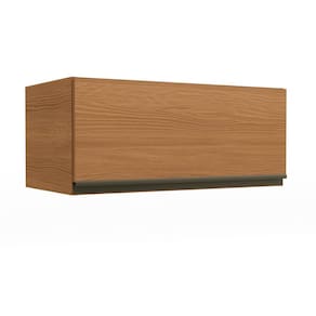 Aéreo Basculante de 700mm com 1 Porta de Madeira Canela