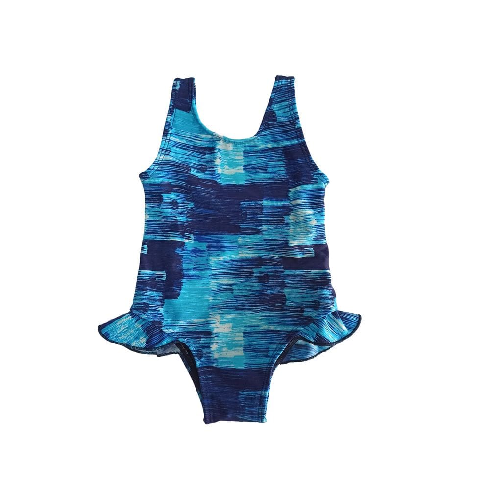 Maiô infanto juvenil feminino fechado proteção UV50+ com babdinho 0 a 16 anos