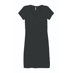 Vestido Manga Curta Canelado Marialicia Ref. 52083
