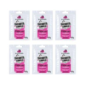 Sache Maxihair 50G Encanta Cabelo - Kit Com 6Un