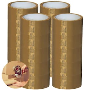 Fita Adesiva Marrom Larga 45Mmx100M 20 Rolos Embalagem