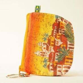 Porta Níquel Em Tecido 12 X 9,5 Cm Batik Mendes Diversas