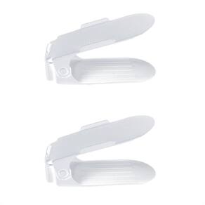 Kit 2 Organizadores Sapatos Reforçado Regulagem Transparente