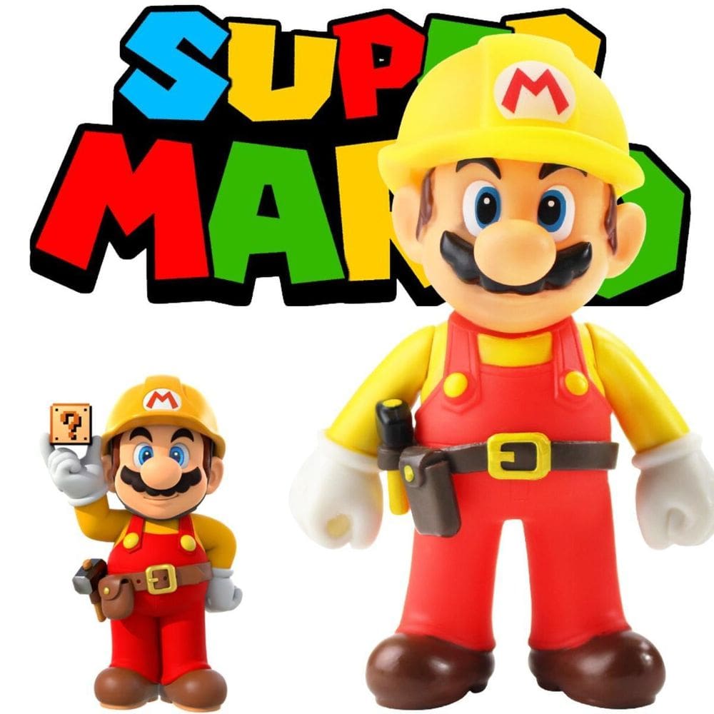 Action Figure Mario Construtor Super Mario   Com Garantia
