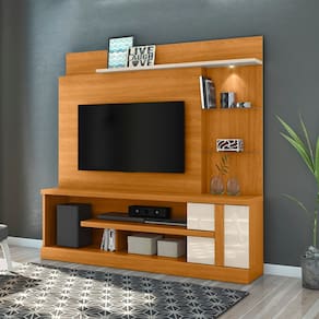 Estante Home para TV até 55 Polegadas 1 Porta Alan Madetec