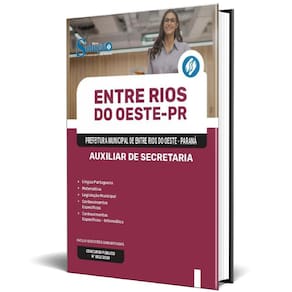 Apostila Prefeitura Entre Rios Do Oeste Pr 2024 Auxiliar