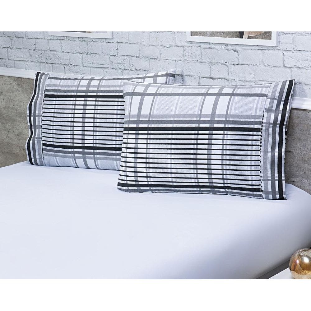 Jogo Lençol Solteiro King 2 Peças 2,03X0,96X25Cm 180 Fios