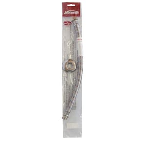 Engate Flexível Trançado Água Quente Fria 1/2X1/2 40Cm