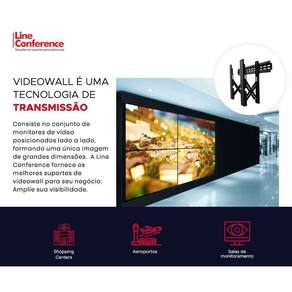 04 Suportes Videowall Sistema De Montagem Em Parede