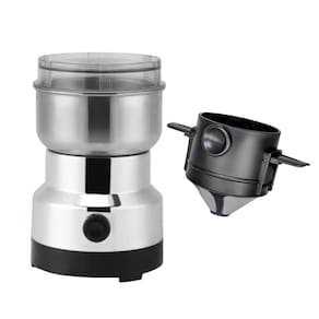 Kit Mini Filtro Coador Reutilizável + Moedor Elétrico Café