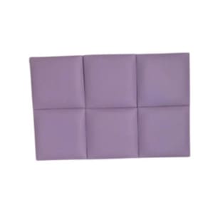 Cabeceira Modulada Sintética Lilás Roxo 6 Módulos 30X30