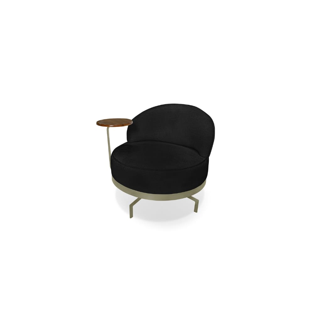Poltrona Decorativa Giratória Namour Boucle 3304 - Montanaris Decor