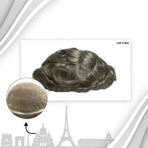 Protese Capilar Full Lace Masculina Francesa 20X25