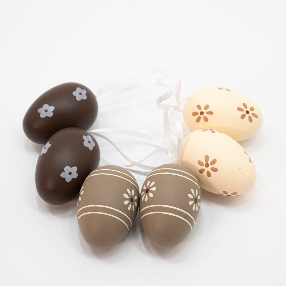 36 Ovos de Páscoa Florido Enfeitado Decorativo Enfeite Pendente