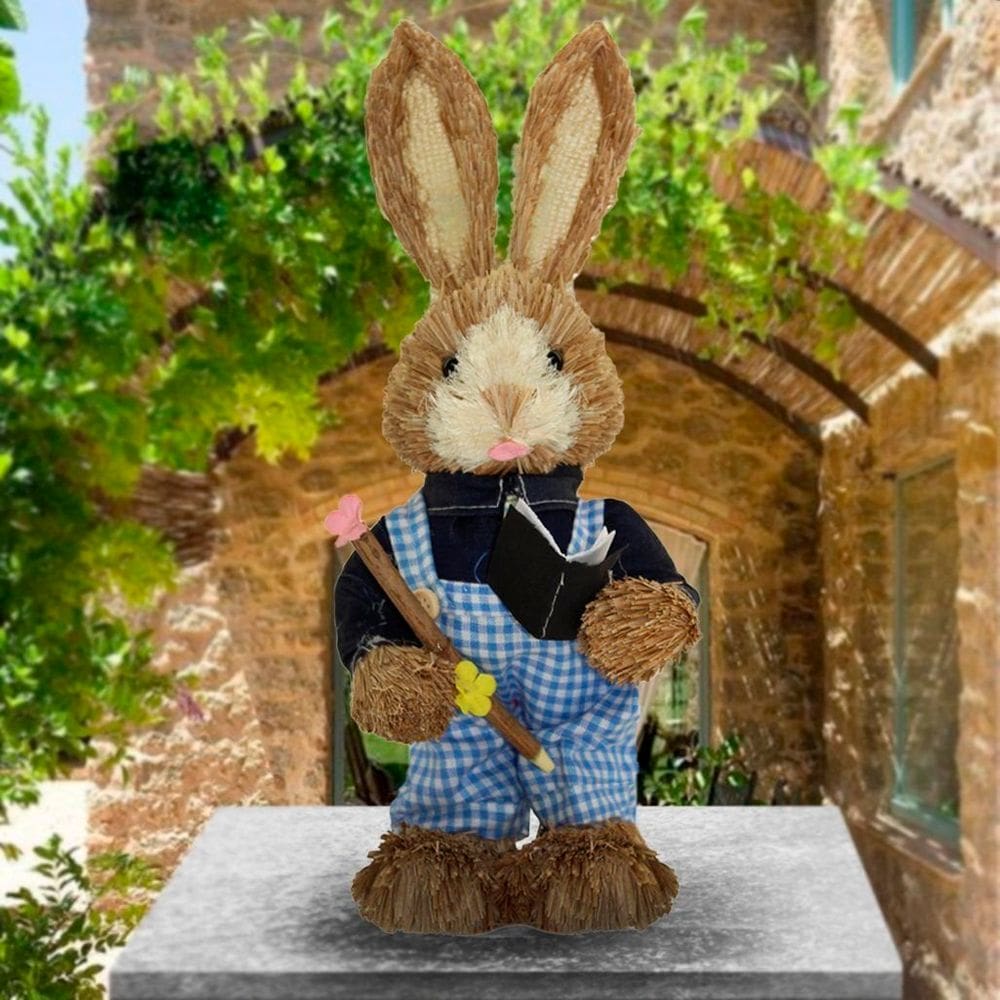 Coelho De Páscoa Decoração Enfeite Coelhinho 47cm
