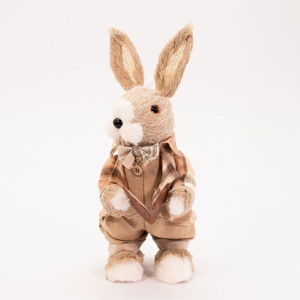 Coelho de Páscoa Decoração Enfeite Coelhinho Leitor 28cm