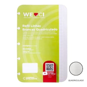 Refil Caderno Inteligente 120G Inteligine Linha Branca