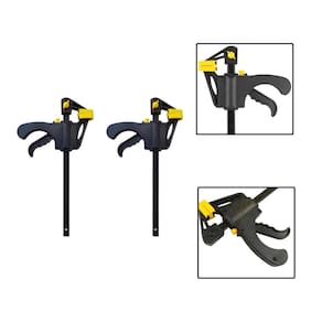 Kit 2 Grampos Sargento Aperto Rápido Madeira 150x325x60mm